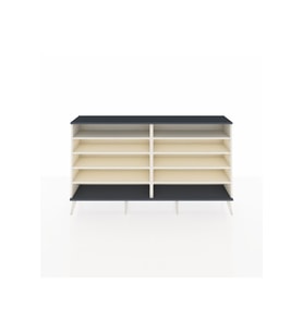 Arges Konsol 8 Raflı  176x30x99 Aytaşı-Antrasit/Aytaşı