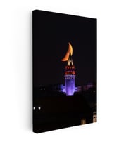 Kanvas Tablo Galata Kulesi Tepesinde Hilal Şehir Mimari Tablo Ev Ofis Duvar Dekoru