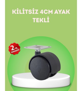 Kilitsiz 4 Cm Mobilya Ayağı Tek Adet Pratik Ve Dayanıklı