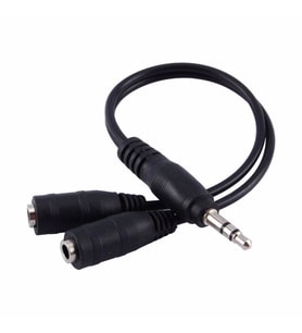Stereo Kulaklık Çoklayıcı 3.5mm Sterio Splitter Y Kablo