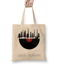 Haruki Murakami Japanese Writer Bez Çanta Uzun Saplı