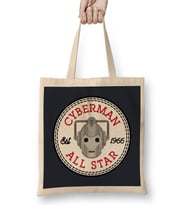 Cyberman Doctor Who All Star Converse Logo Bez Çanta Uzun Saplı