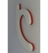 Kırmızı Beyaz Öğrenci Okul Çanta Sıra Askısı (Kırmızı-Beyaz)