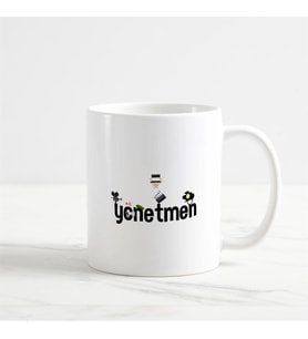 Yönetmen Kupa Bardak (2. Tasarım) (Beyaz)