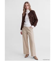 LCW Vision Kahverengi Loose Fit Geniş Paça Kadın Pantolon
