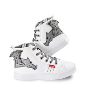 Ejderha Erkek Çocuk Beyaz Sneakers Spor Ayakkabı