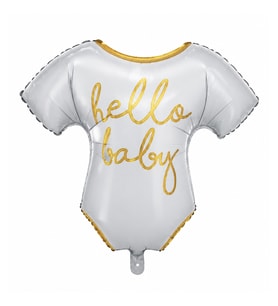 Hello Baby Tshirt Folyo Balon