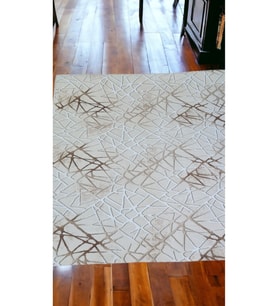 ElifÇe Home 150 x 250 cm KAHVE - Kaymaz Tabanlı, Dekoratif ve Yıkanabilir