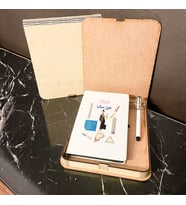 Mimar Ahşap Kutulu Defter Kalem Set 001