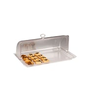 Zcp-267 Rolltop Polikarbon Kapaklı Fanus Takımı 43,5x29x17 Cm