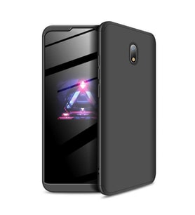 Xiaomi Redmi 8A Kılıf Zore Ays Full Koruma Kılıf (Siyah)