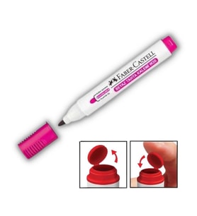 Pembe Yazı Tahta Kalemi Doldurulabilir ve Silinebilir w-20 1 Adet Faber Yazı Tahta Kalemi