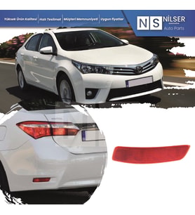 Toyota Corolla Arka Tampon Reflektörü Sol 2014-2017