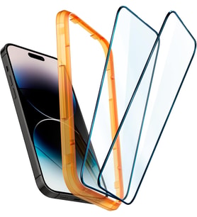 iPhone 14 Pro ile Uyumlu Ekran Koruyucu Cam Kolay Kurulum Glas.tR AlignMaster (2 Adet) Black - AGL05216