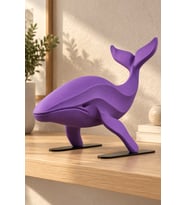 Balina Dekoratif Biblo - 22cm Büyük Boy