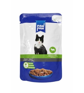 Paw Paw Kedi Yaş Maması Kuzulu 85 Gr