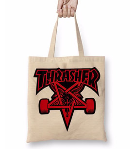 Thrasher Skate Skateboard Bez Çanta Uzun Saplı
