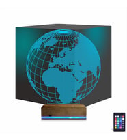 Luvivia Dünya Globe 3D Lamba - Masa Gece Lambası