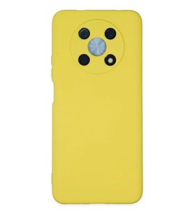 Nova Y90 Kılıf Nano içi Kadife Silikon - Sarı