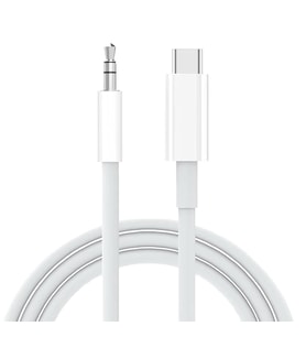Schitec Type-c to 3.5mm Aux Ses Kablosu Dönüştürücü Beyaz AX806