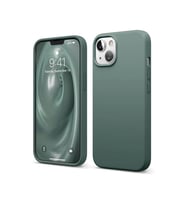 Apple İphone 14 Kılıf First Silikon - Koyu Yeşil