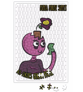 As Flores Geram Papel Puzzle 240 Parça Yapboz