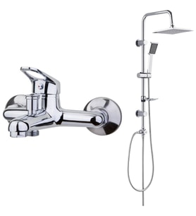 Arçe Beyazsu Banyo Bataryası Banyo Tepe Duş Takımı 2 Li Set