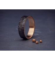 BLACK ROSE ERKEK GÜMÜŞ ALYANS /SEVGİLİYE HEDİYE   /ATS
