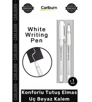 #Kalem Siyah Yapraklı Defter Akışkan Mürekkep Mükemmel Yazım Konforlu Tutuş Elmas Uç Beyaz Kalem