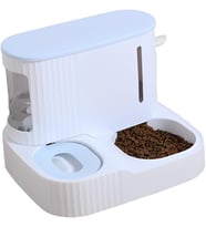 evcil hayvan besleyici 3L yiyecek kasesi 850ML su şişesi köpek kedi besleme aracı dağıtıcı sulama makinesi evcil hayvan malzemeleri, Yeşil