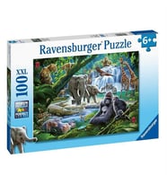 Ravensburger 100 Parça Puzzle Vahşi Hayvanlar 132843