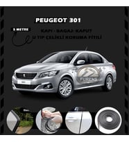 Peugeot 301 Oto Araç Kapı Koruma Fitili 5metre Parlak Siyah Renk