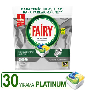 Fairy Platinum Kapsül 30 lu Bulaşık Makine Deterjanı