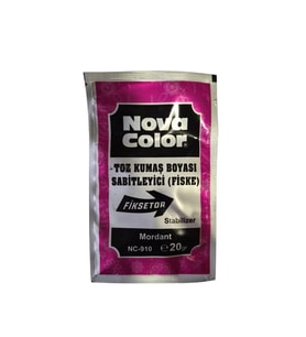 NOVA COLOR NC-910 TOZ KUMAŞ BOYA FİSKESİ 20GR FİKSETOR