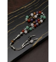 Çakra Doğal Taş Tesbih – 8 mm Küre Kesim