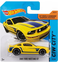Hot Wheels - 2005 Ford Mustang GT - Sarı - 2014 - BFG30 (1/64)