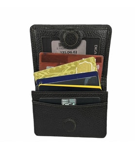 Diga 131 Hakiki Deri Kartlık Cüzdan Kahve (DENIM)