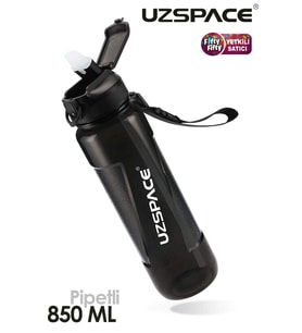 Uzspace FiftyFifty PİPETLİ 850ml Tritan Su Matarası