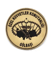 ÖZEL KUVVETLER Deri PEÇ- Arma - Patch (Taba)