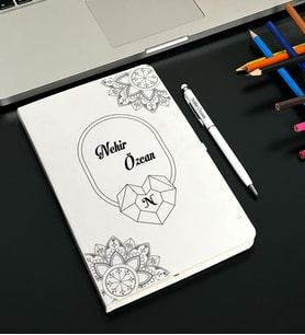 Kişiye Özel Deri Tasarım Defter TS07
