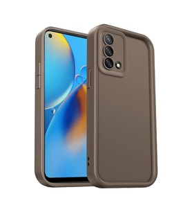 Oppo A74 4g Kılıf Viera Silikon - Kahverengi