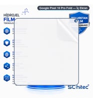 SChitec Google Pixel 10 Pro Fold Uyumlu İç Ekran Nano Şeffaf Hidrojel Koruyucu