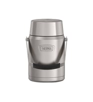 Thermos ICON IS303 1,4L MEGA IKI KATLI YEMEK TERMOSU Yemek Termosu IS303-023126 Gri