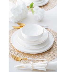 Acar Golden Rise 24 Parça Porselen Yemek Takımı SCT-05442