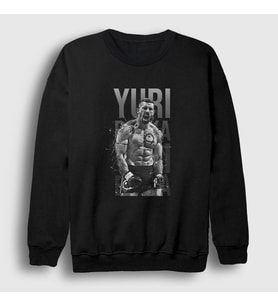 Presmono Unisex Siyah Fighter Yuri Boyka Sweatshirt 358450tt