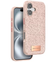 Iphone 16 Bright Simli Kapak - Pembe