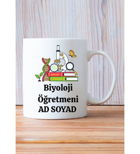 Kişiye Özel İsimli Biyoloji Öğretmeni Kupası