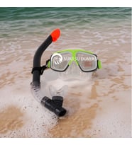İntex Aqua Flow Sport Şnorkel Set 8+ 15 Yaş Arası Gri-Yeşil-Beyaz Renk Mavi Su Dünyası