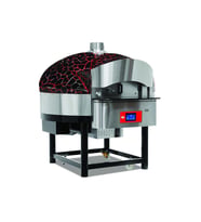 Empero EMP.SPO.02-D-BR Dijital Pizza Fırını Döner Tabanlı Gazlı Siyah-kırmızı