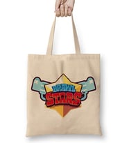 Brawl Stars Logo 05 Bez Çanta Uzun Saplı